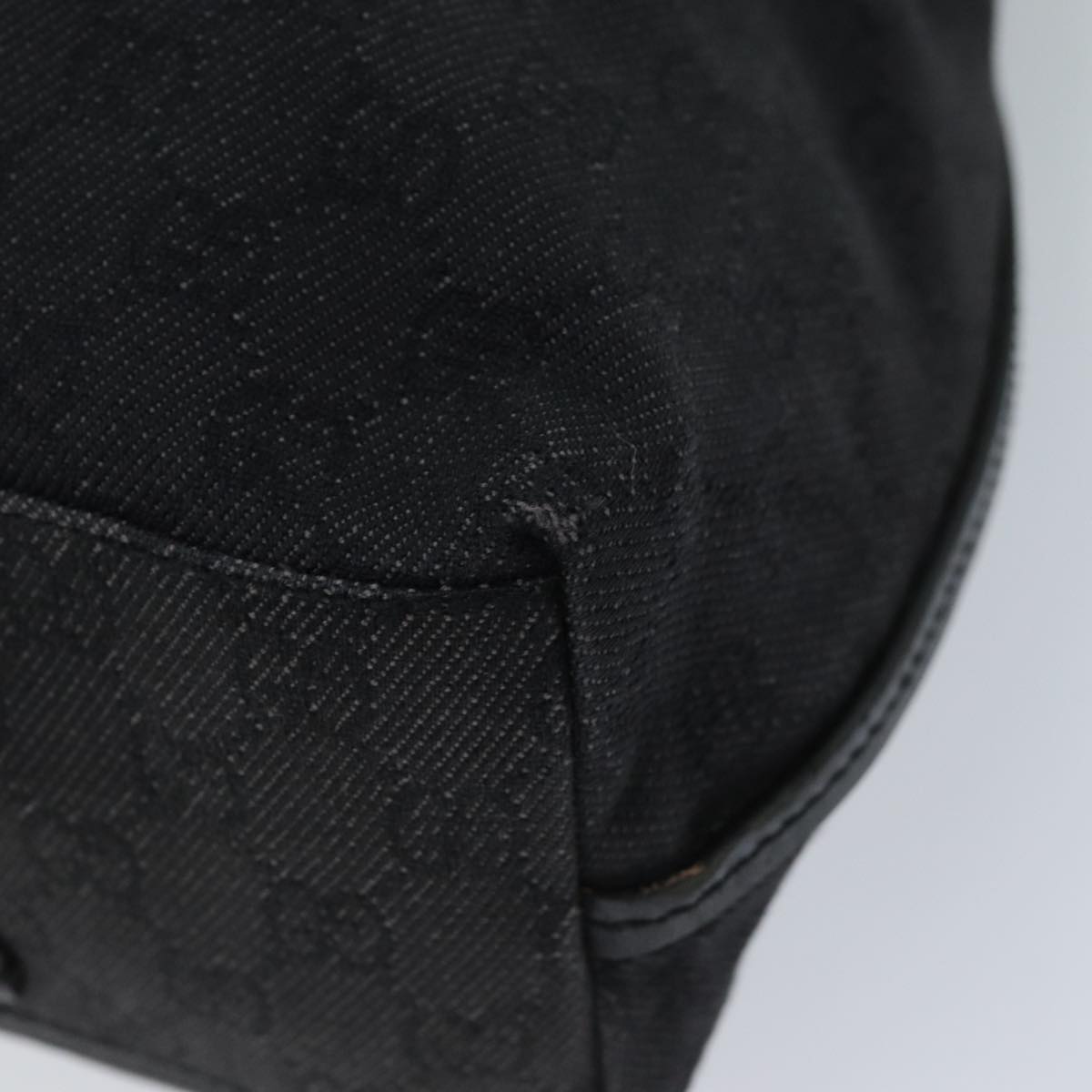 GUCCI GG Canvas Shoulder Bag Black 101341 ep4176