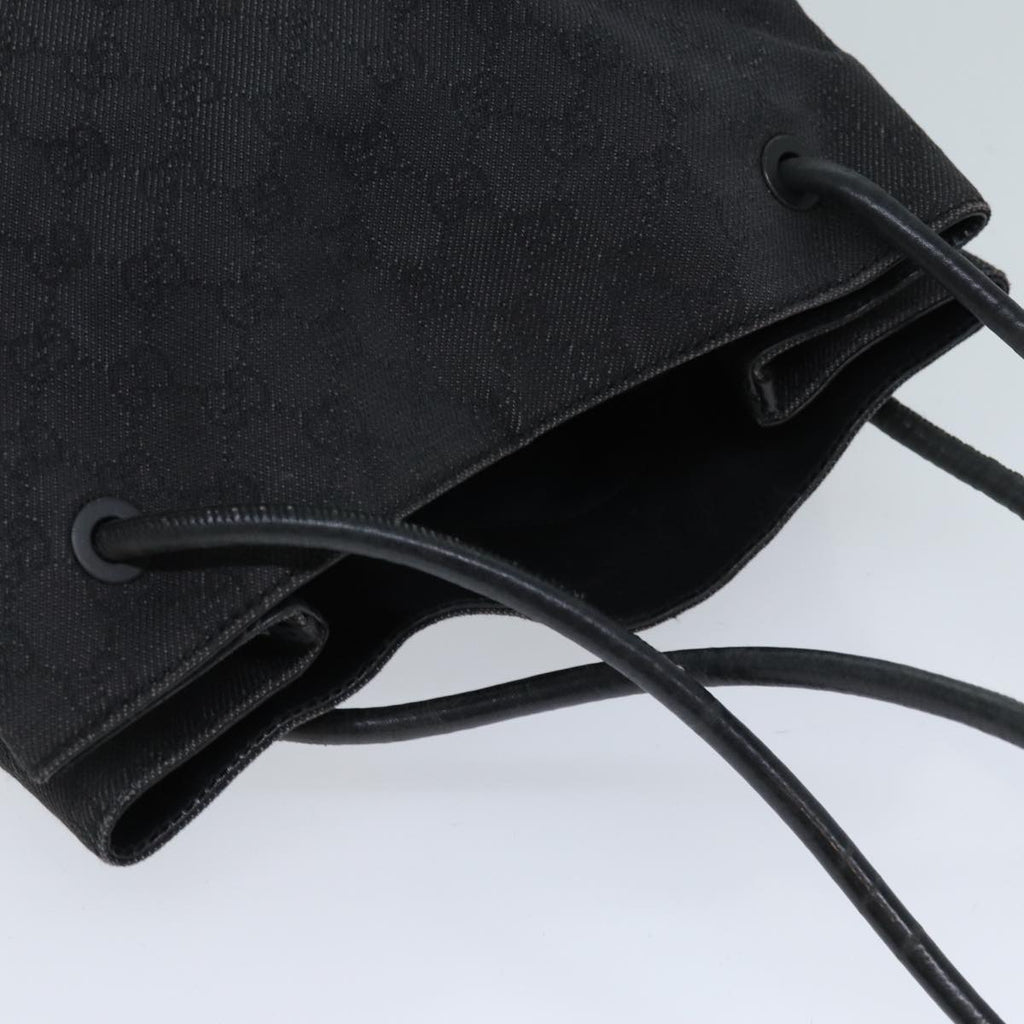 GUCCI GG Canvas Shoulder Bag Black 101341 ep4176