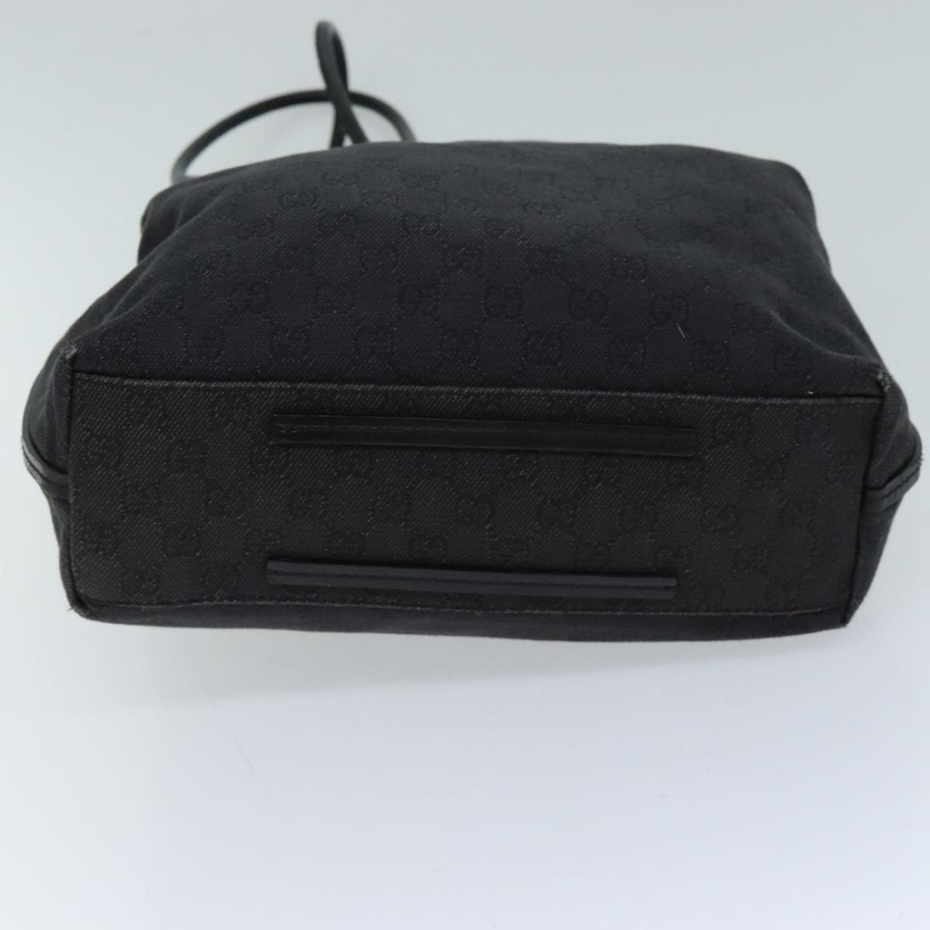 GUCCI GG Canvas Shoulder Bag Black 101341 ep4176