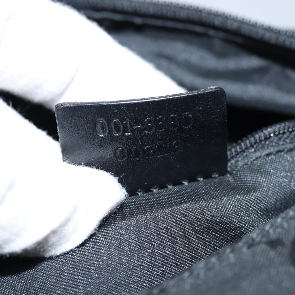 GUCCI GG Canvas Shoulder Bag Black 001 3380 ep4182