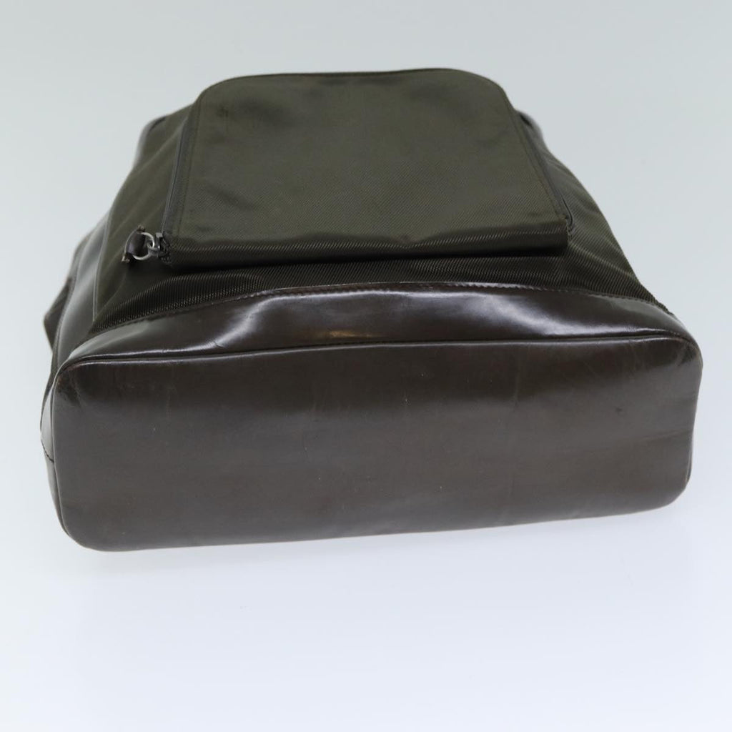 GUCCI Bamboo Body Bag Nylon Khaki 003 2058 0059 5 ep4187