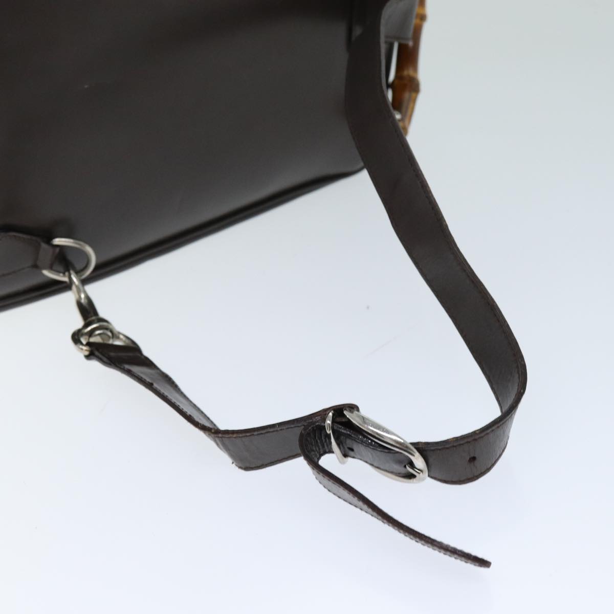 GUCCI Bamboo Body Bag Nylon Khaki 003 2058 0059 5 ep4187