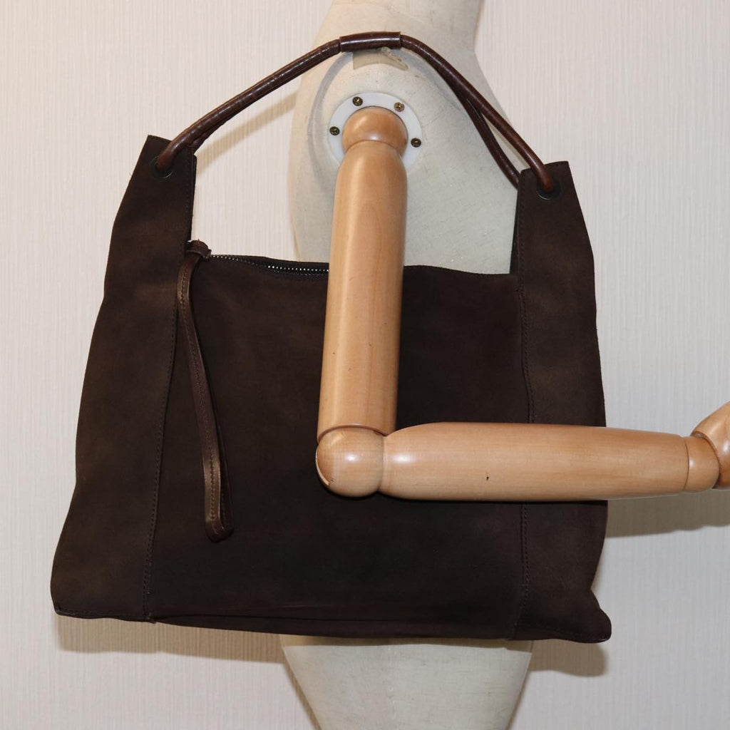 GUCCI Shoulder Bag Suede Brown 101292 ep4195
