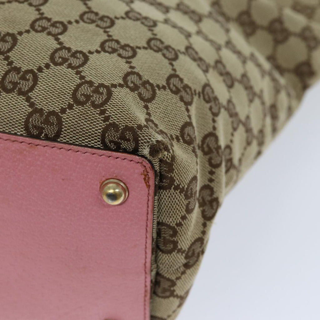 GUCCI GG Canvas Tote Bag Beige 120836 ep4211
