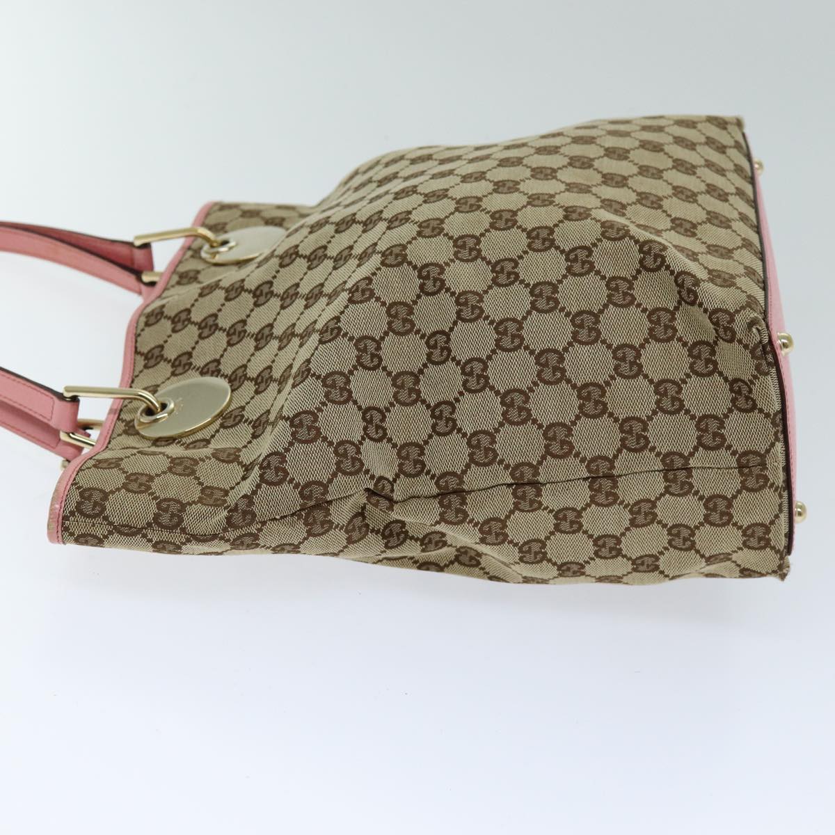 GUCCI GG Canvas Tote Bag Beige 120836 ep4211