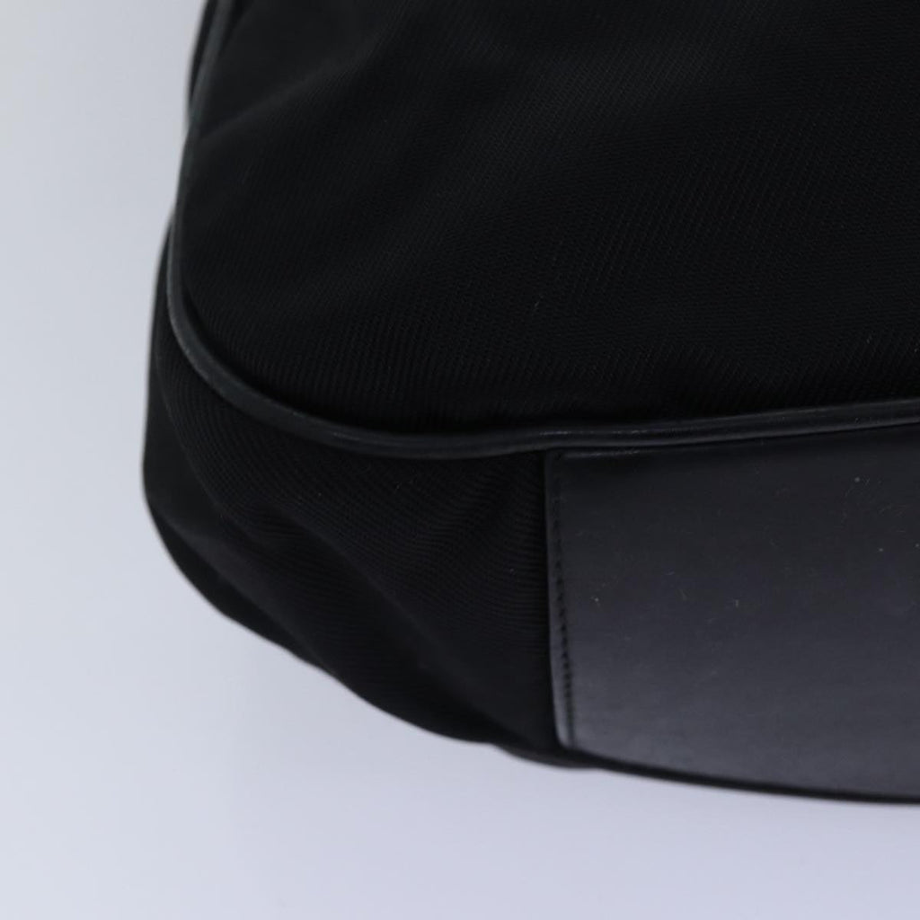 GUCCI Bamboo Hand Bag Nylon 2way Black ep4212
