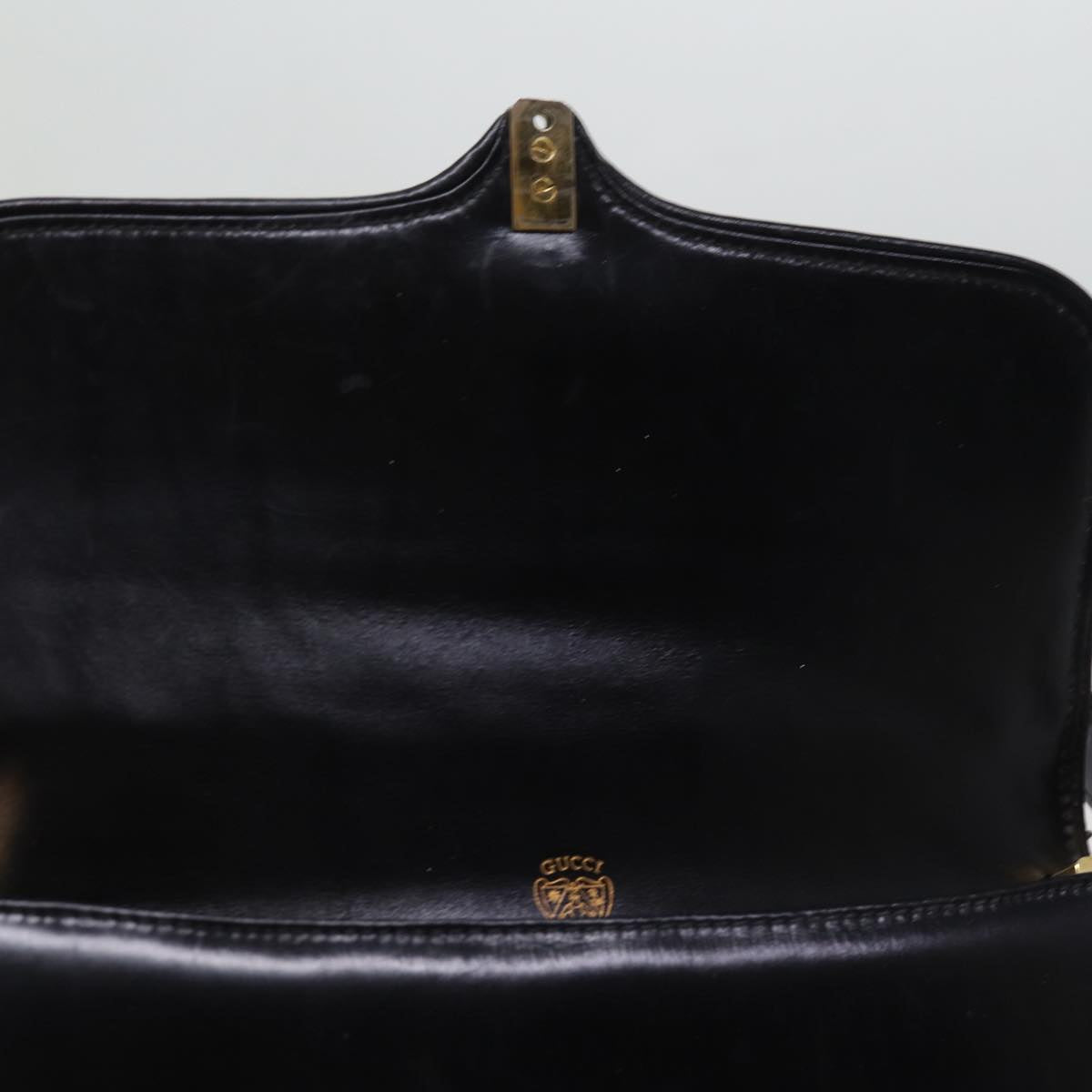 GUCCI Shoulder Bag Leather Black ep4218