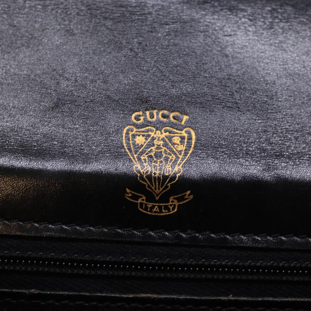 GUCCI Shoulder Bag Leather Black ep4218