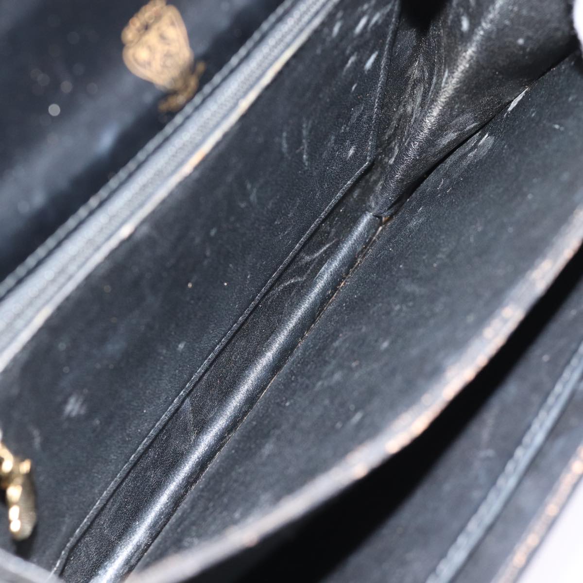 GUCCI Shoulder Bag Leather Black ep4218