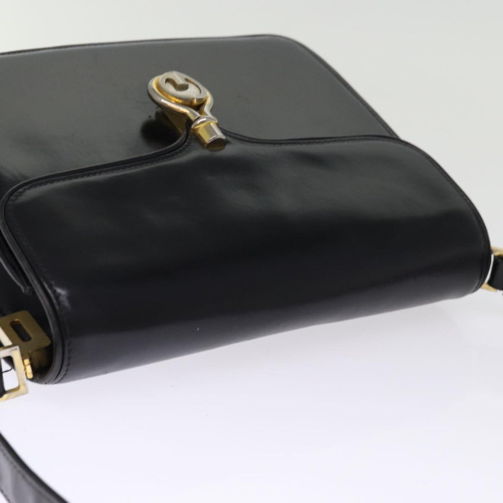 GUCCI Shoulder Bag Leather Black ep4218