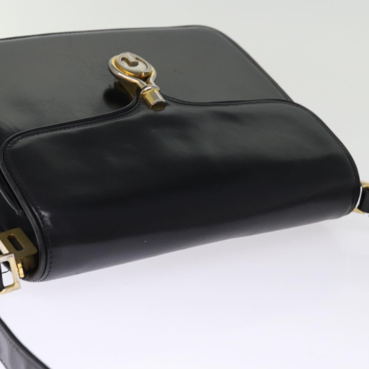 GUCCI Shoulder Bag Leather Black ep4218