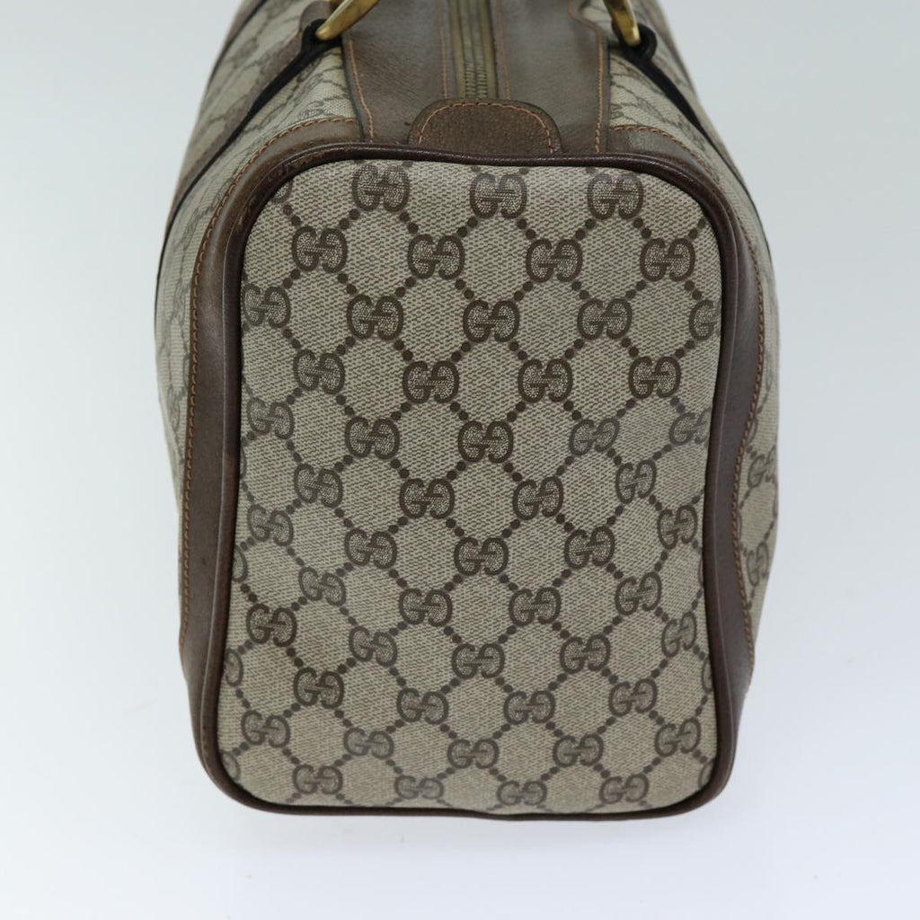 GUCCI GG Supreme Boston Bag PVC Beige ep4225