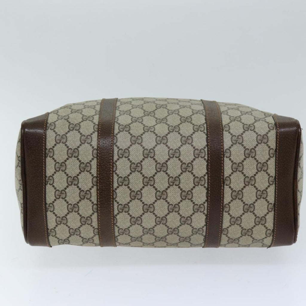 GUCCI GG Supreme Boston Bag PVC Beige ep4225