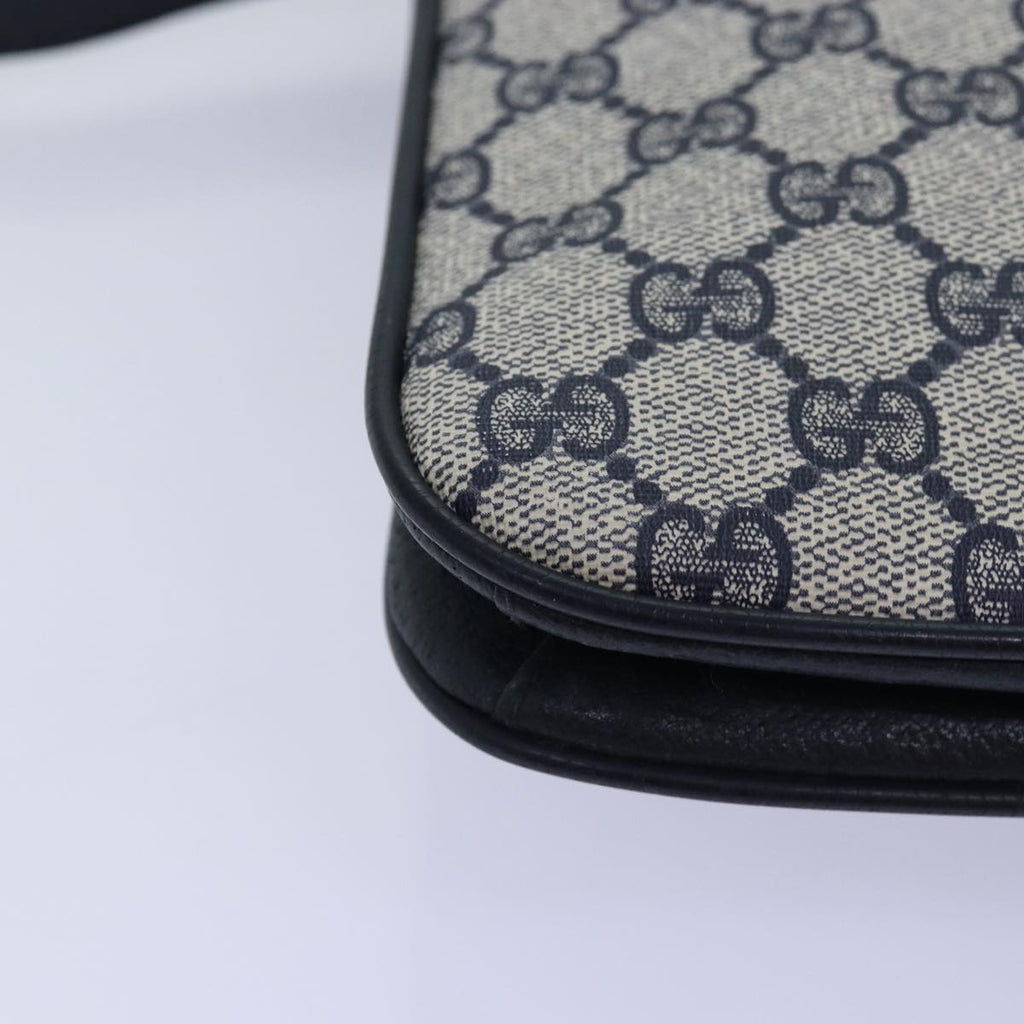 GUCCI GG Supreme Shoulder Bag PVC Navy ep4236