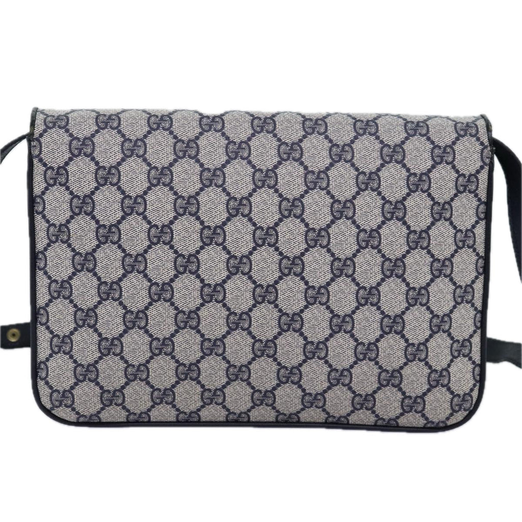 GUCCI GG Supreme Shoulder Bag PVC Navy ep4236