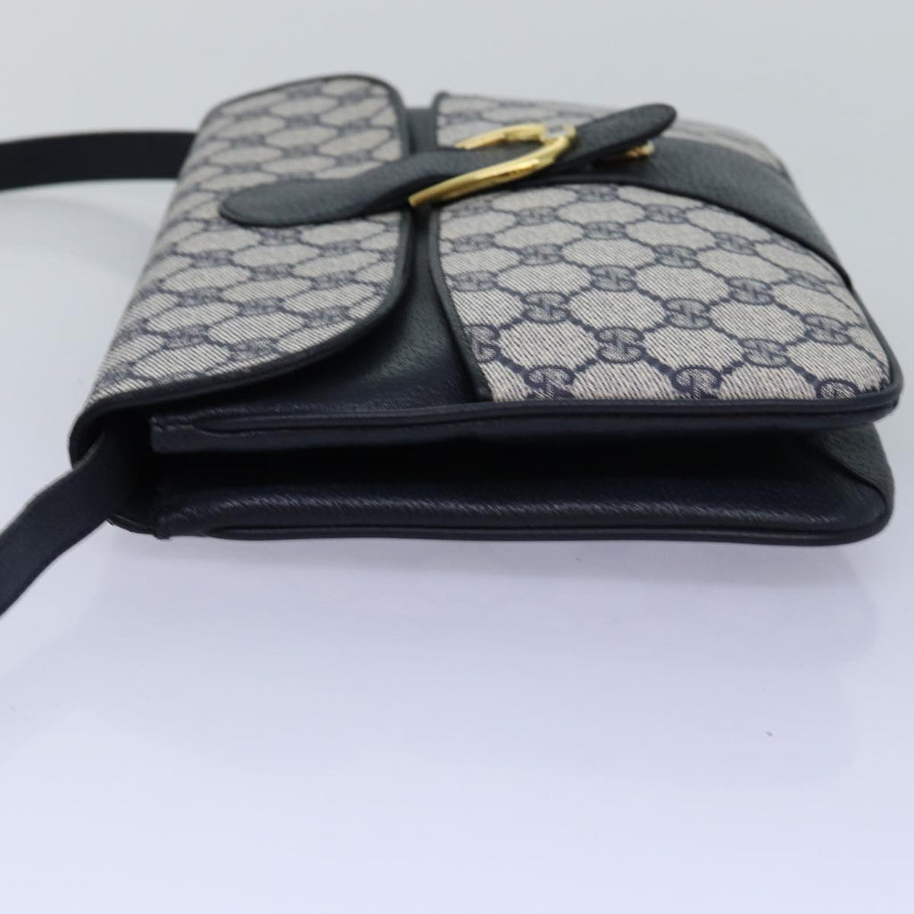 GUCCI GG Supreme Shoulder Bag PVC Navy ep4236