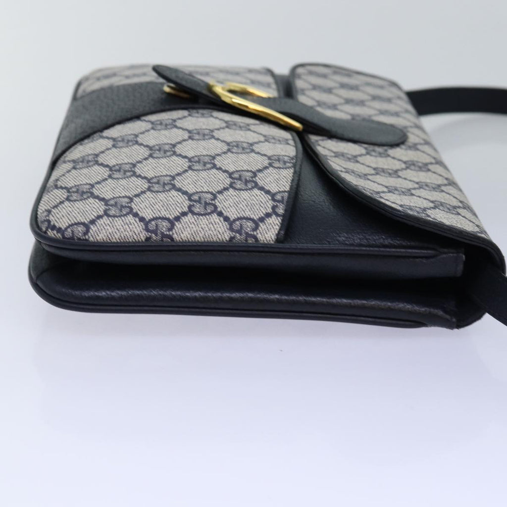 GUCCI GG Supreme Shoulder Bag PVC Navy ep4236