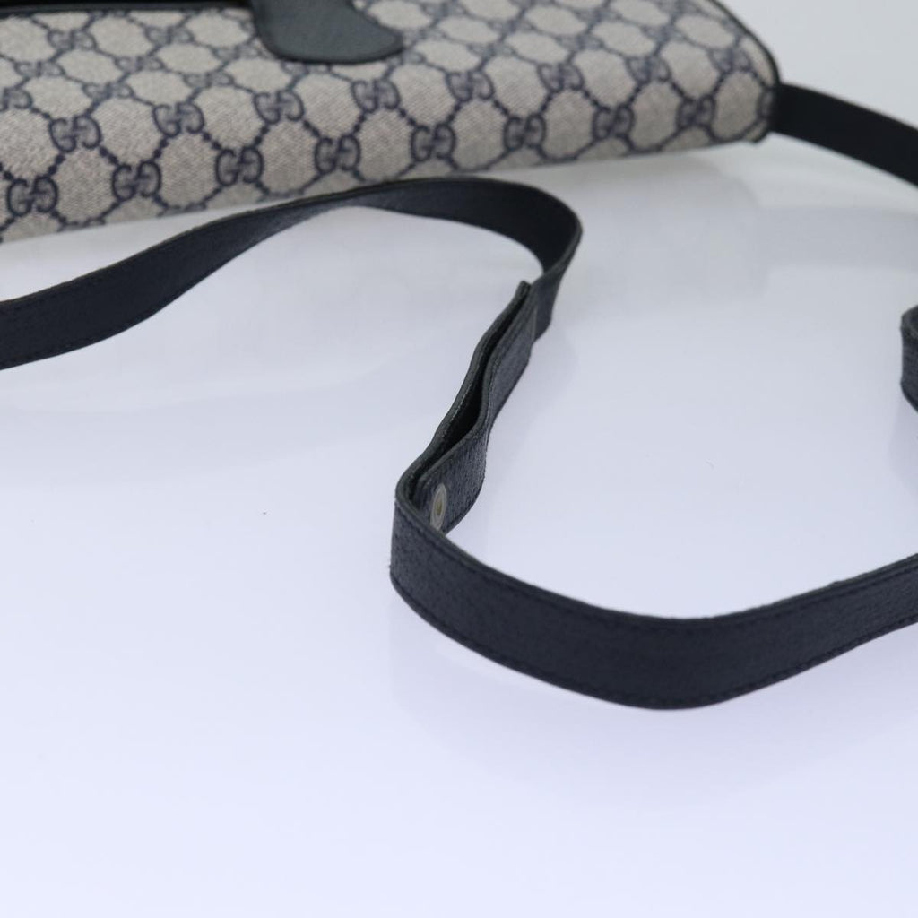 GUCCI GG Supreme Shoulder Bag PVC Navy ep4236
