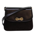GUCCI Shoulder Bag Suede Leather Brown ep4243