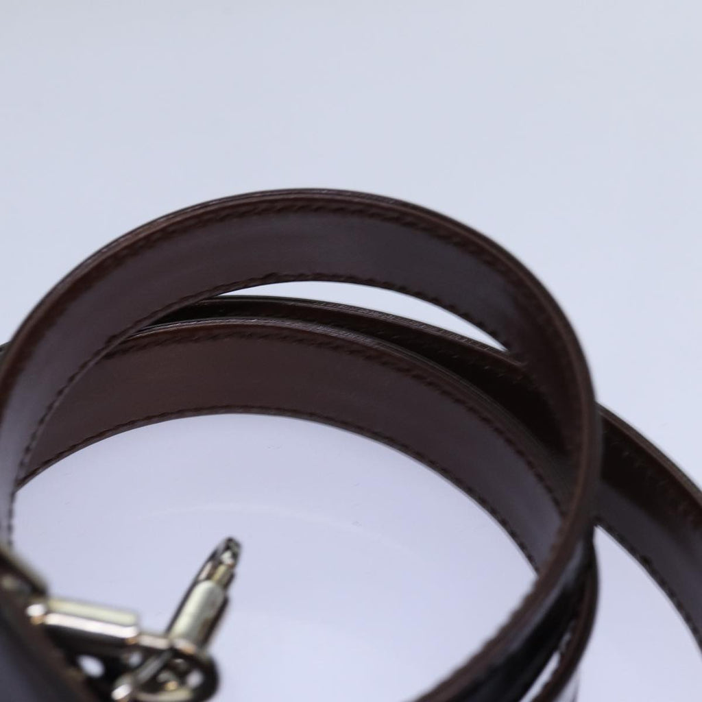 GUCCI Hand Bag Enamel 2way Brown 000 2113 0315 ep4253