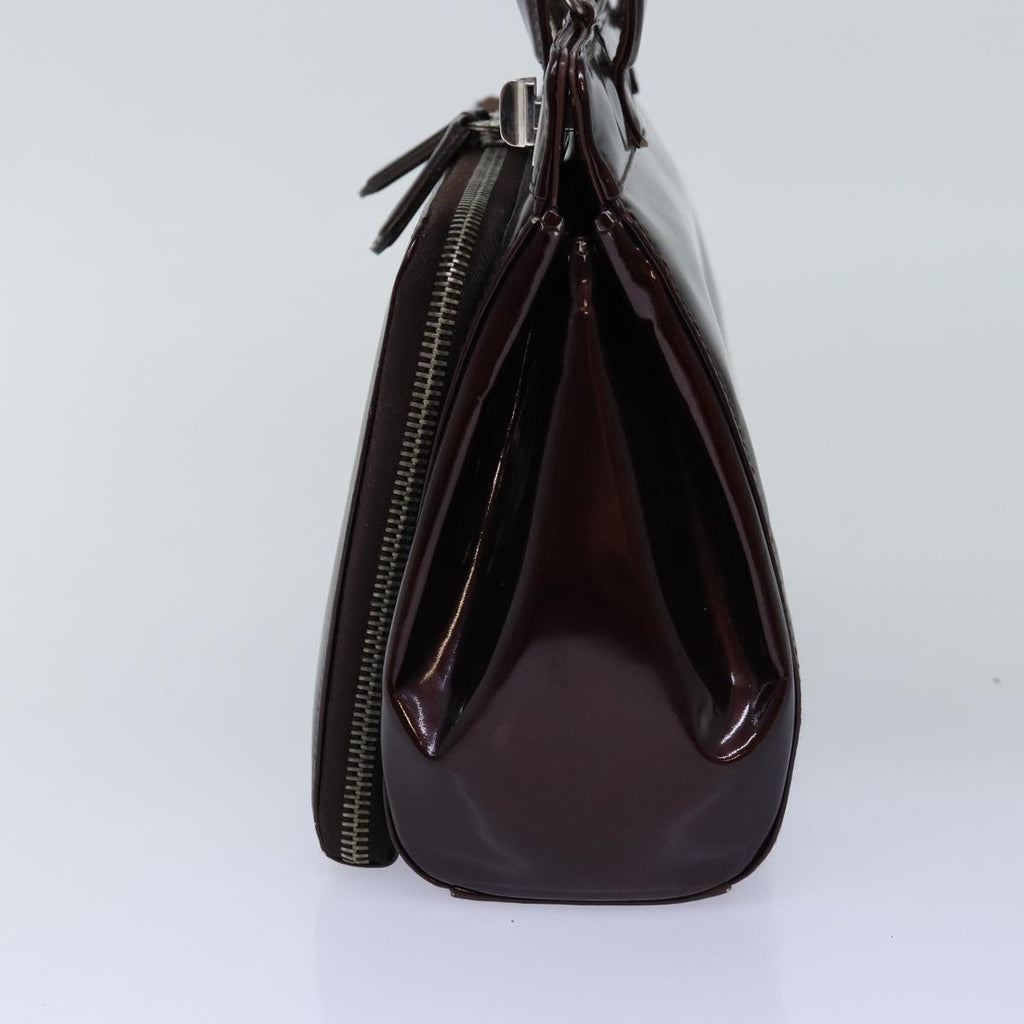 GUCCI Hand Bag Enamel 2way Brown 000 2113 0315 ep4253