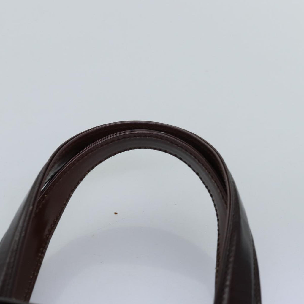 GUCCI Hand Bag Enamel 2way Brown 000 2113 0315 ep4253