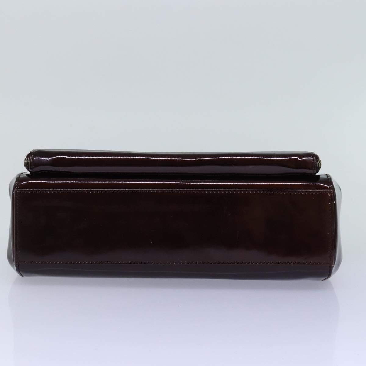 GUCCI Hand Bag Enamel 2way Brown 000 2113 0315 ep4253