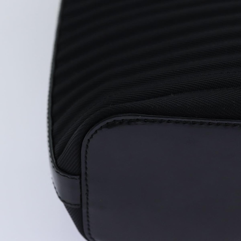 GUCCI Bamboo Hand Bag Nylon 2way Black 000 1998 0588 ep4254