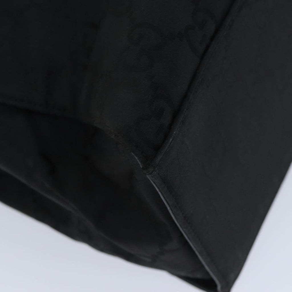 GUCCI Bamboo GG Canvas Hand Bag Black 002 1010 3754 ep4256