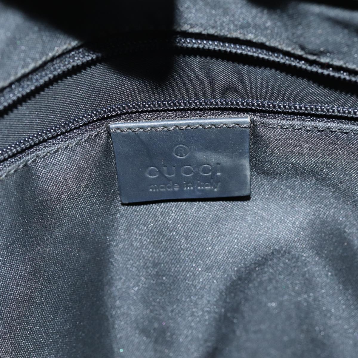 GUCCI Bamboo GG Canvas Hand Bag Black 002 1010 3754 ep4256