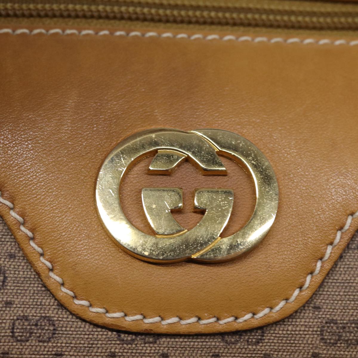 GUCCI Micro GG Supreme Boston Bag PVC Beige 002 25 2112 ep4263