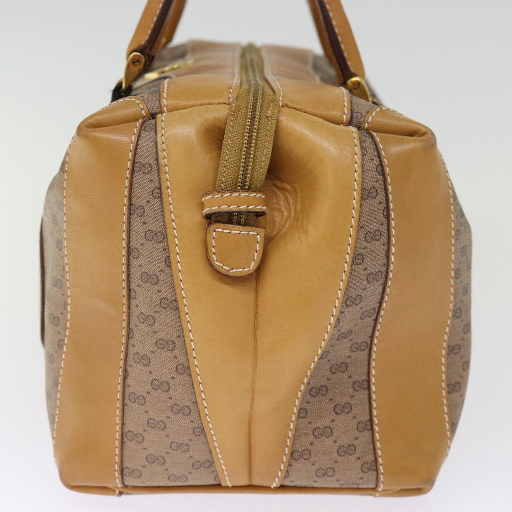 GUCCI Micro GG Supreme Boston Bag PVC Beige 002 25 2112 ep4263
