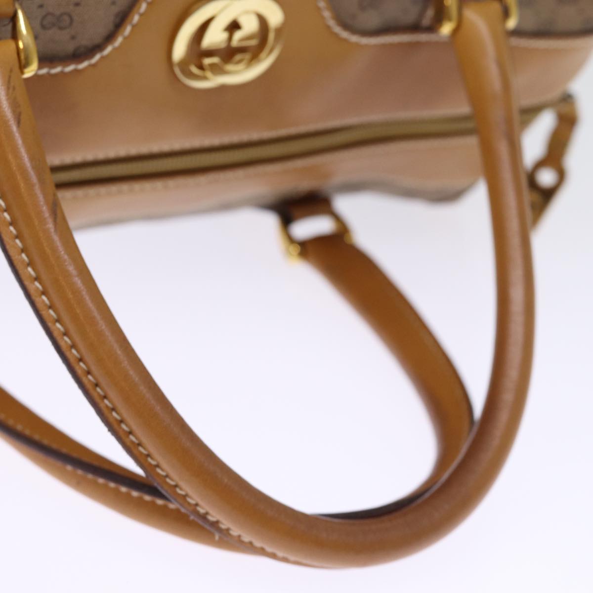 GUCCI Micro GG Supreme Boston Bag PVC Beige 002 25 2112 ep4263