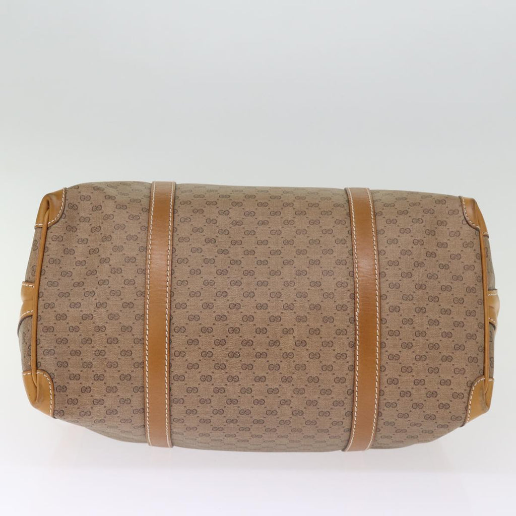 GUCCI Micro GG Supreme Boston Bag PVC Beige 002 25 2112 ep4263