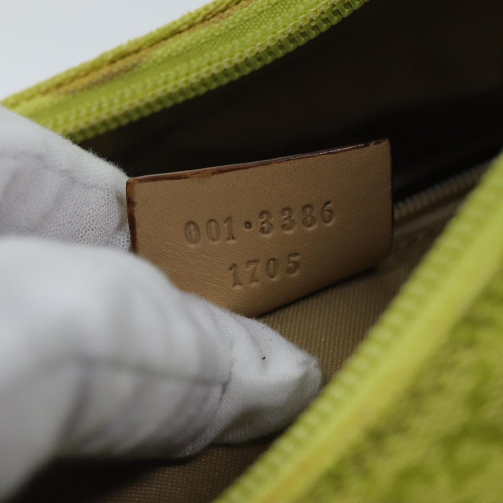 GUCCI GG Canvas Shoulder Bag Yellow 001 3386 1705 ep4269