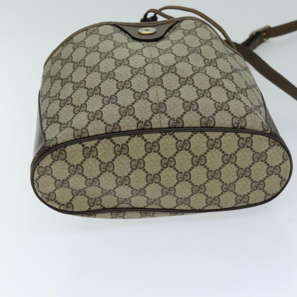 GUCCI Web Sherry Line GG Supreme Shoulder Bag Beige Red 41 02 033 ep4290