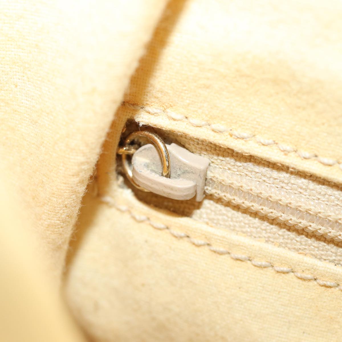 GUCCI Bamboo Hand Bag Suede 2way Beige 001 1014 1577 ep4292