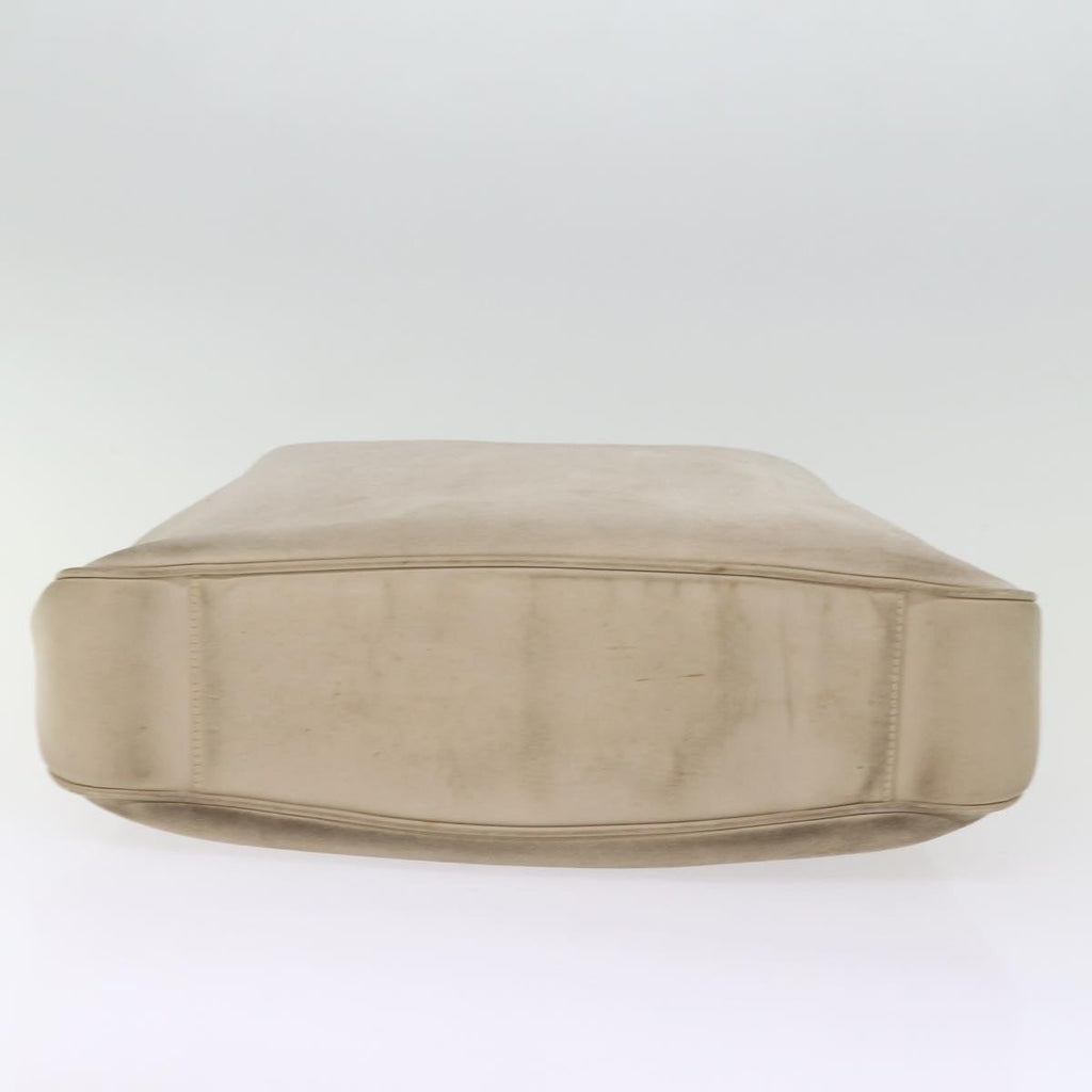 GUCCI Bamboo Hand Bag Suede 2way Beige 001 1014 1577 ep4292