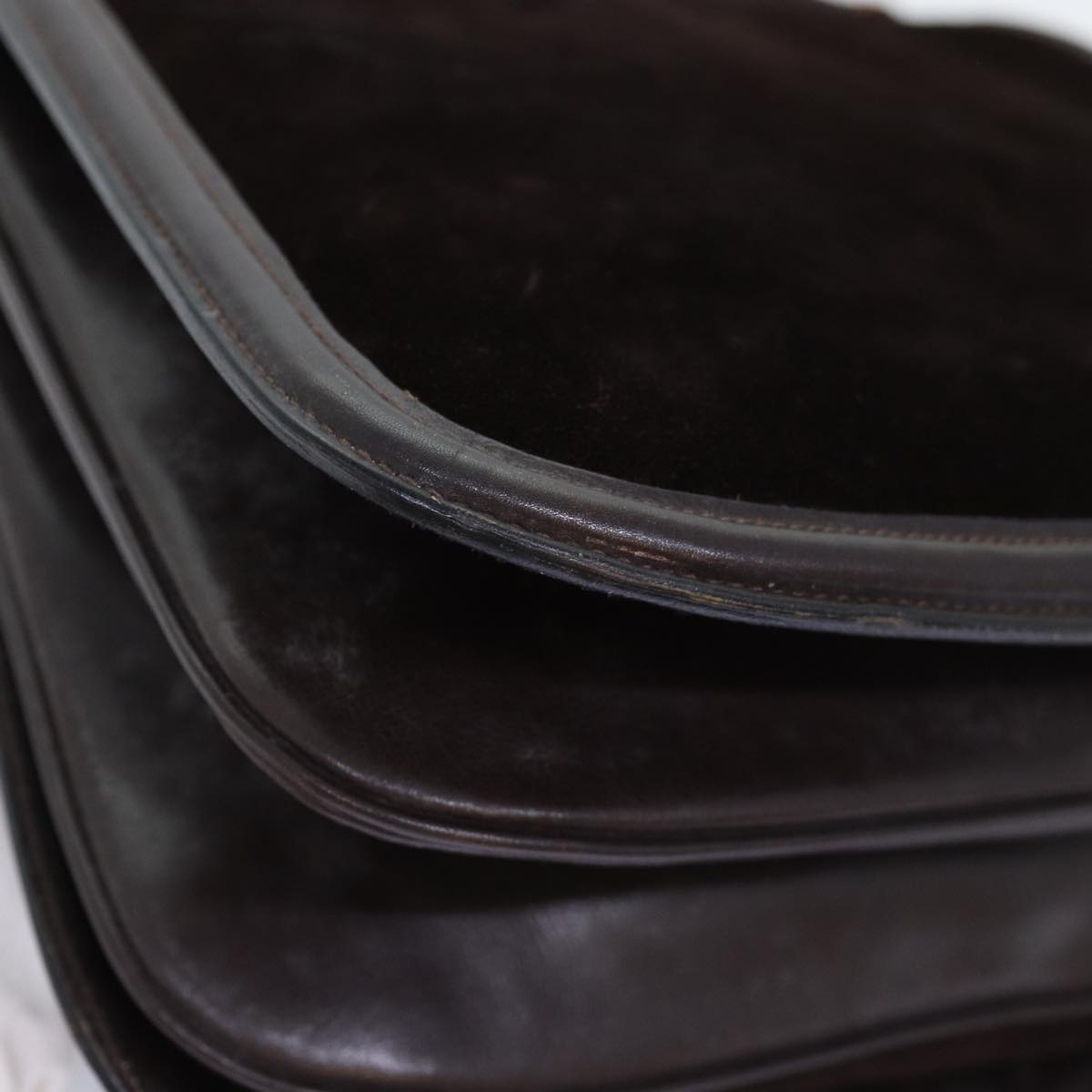GUCCI Shoulder Bag Suede Brown ep4293