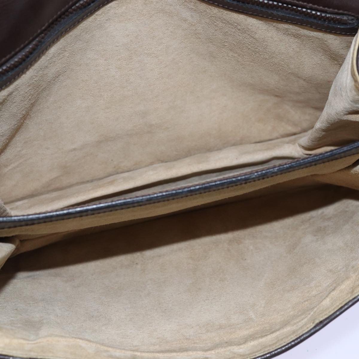 GUCCI Shoulder Bag Suede Brown ep4293