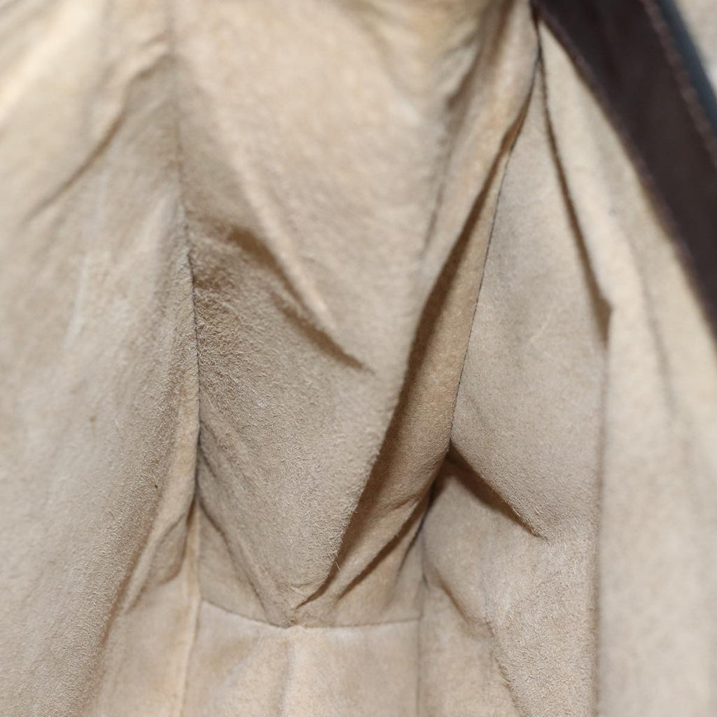 GUCCI Shoulder Bag Suede Brown ep4293