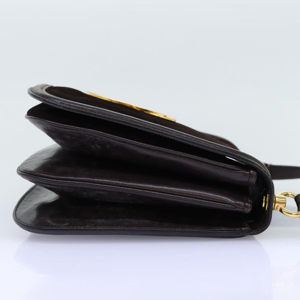 GUCCI Shoulder Bag Suede Brown ep4293