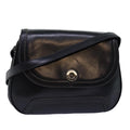 GUCCI Shoulder Bag Leather Black ep4294