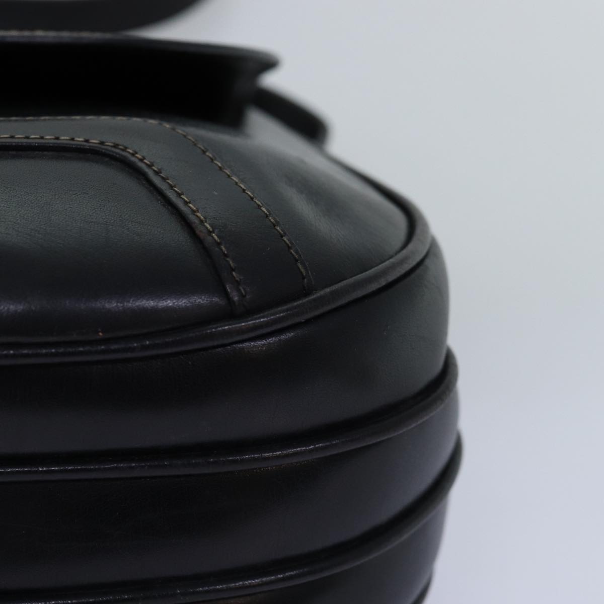 GUCCI Shoulder Bag Leather Black ep4294
