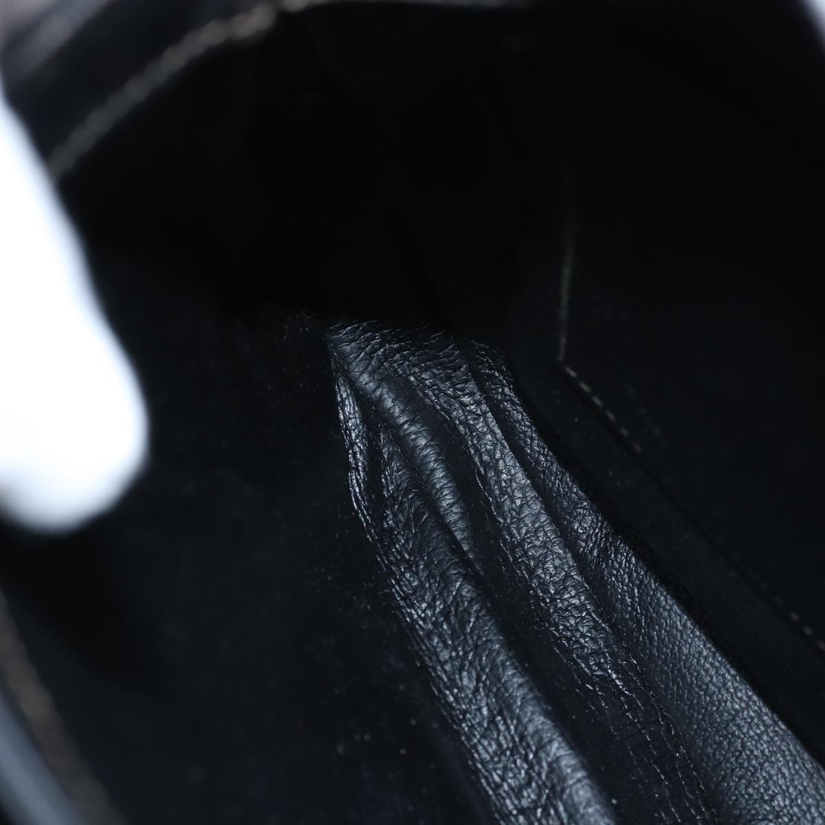 GUCCI Shoulder Bag Leather Black ep4294