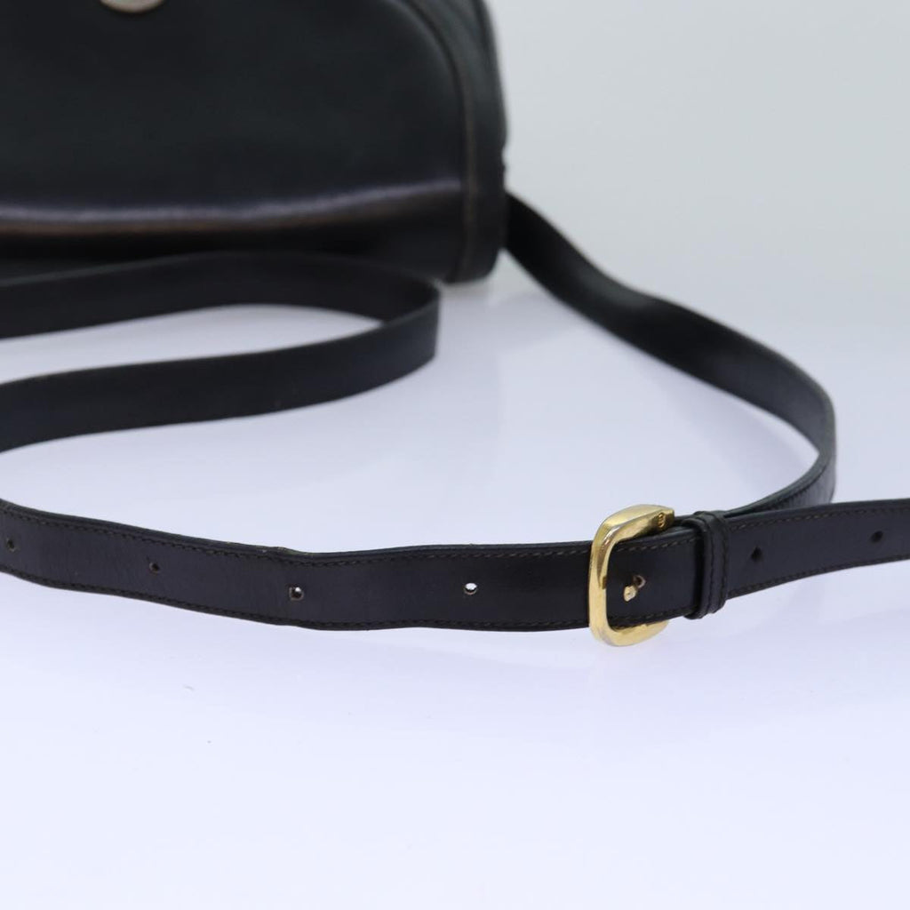 GUCCI Shoulder Bag Leather Black ep4294