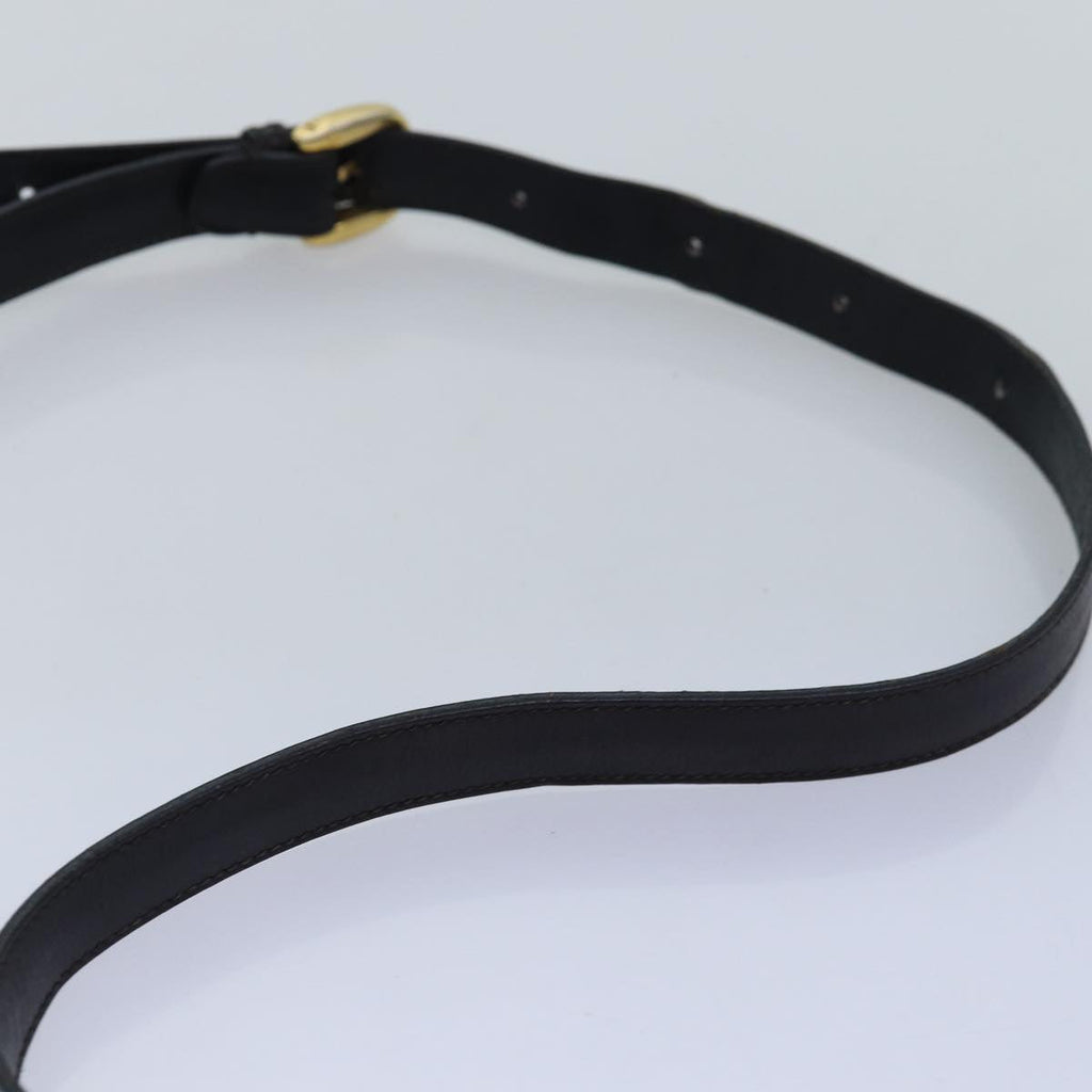 GUCCI Shoulder Bag Leather Black ep4294