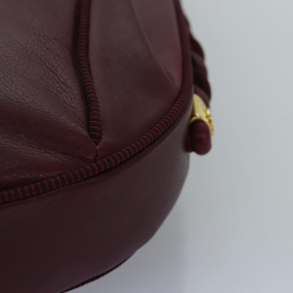 GUCCI Shoulder Bag Leather Red ep4297