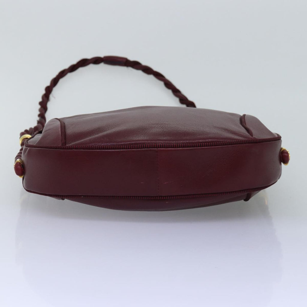 GUCCI Shoulder Bag Leather Red ep4297