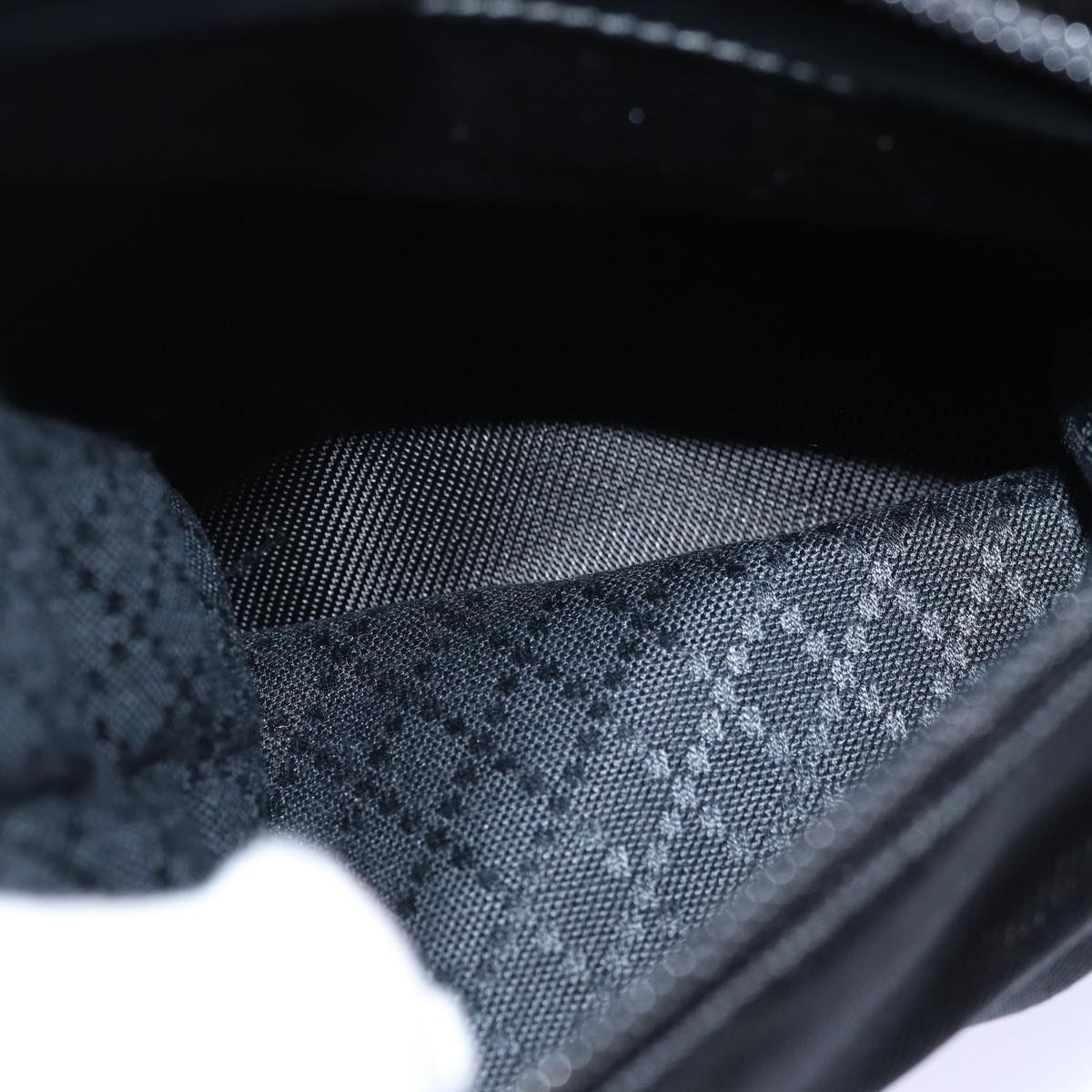 GUCCI Bamboo Hand Bag Nylon 2way Black 000 2265 0581 ep4302
